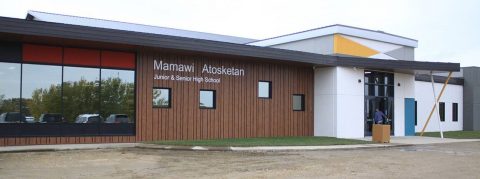 MANS' new junior and senior high school building (photo credit: Jordie Dwyer, Ponoka News)